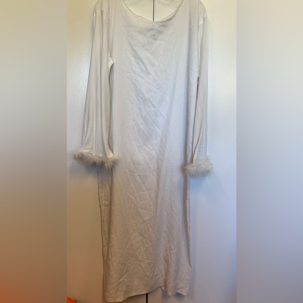 Handmade angel costume for adult.  Fits large / XL.  Christmas play. Halloween.
